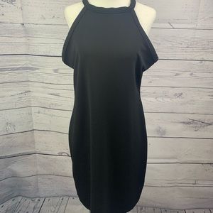 Halter Top LBD with Faux Back Zipper